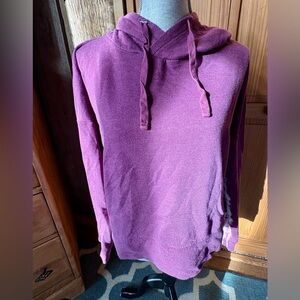 So The Lounge Life Maroon Women's Crop Hoodie